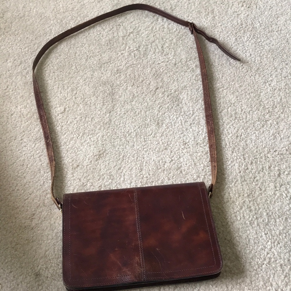 Brown Leather Crossbody bag